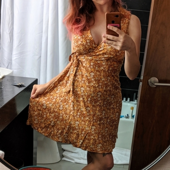 wrap sundress